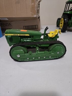 John Deere Green and Yellow Track Toy Tractor